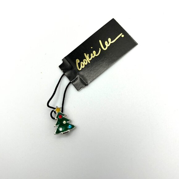 Vintage Cookie Lee‎ Christmas Tree Charm for Necklace NEW - Picture 1 of 3